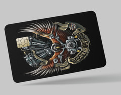 MOTORCYCLE , 2 pc credit card skin & DEBIT CARD,TROLLEY & GYM