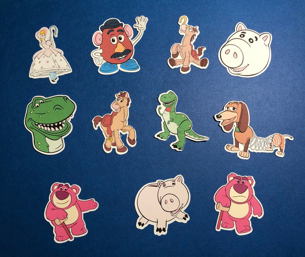 Toy Story Die Cuts – Printed Character Die Cuts, 11 pcs. 2″ or 3″