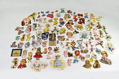 Huge Lot of Authentic 1950s Scrapbook Paper Cutouts | Cute Animals & Children