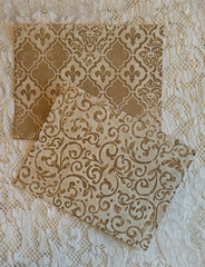 Eight Coffee Dyed Handmade Papers for Your Journals-8 1/2 x 11-28 LB Paper-Set 4