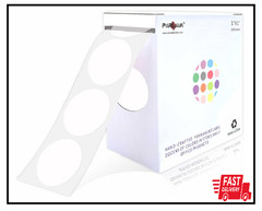 1″ White Round Color Coding Circle Dot Labels on a Roll 1000 Stickers 1 inch …