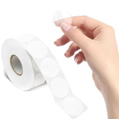 1000 Pcs 1 Inch Round Clear Seal Stickers Envelope Mail Wafer Seal for Envelopes