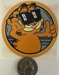 GARFIELD CIRCLE #2 Stickers Nickelodeon•Animal•Cat•Chubby•Cartoon•Card Making•