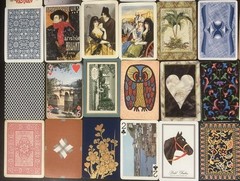 Lot of 150 Single Swap Playing Cards vintage to modern variety collect craft