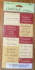 CREATIVE TOUCH Grandparents Are💜 The Family Grandma Grandpa Love Laugh Stickers