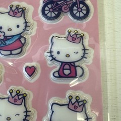 Hello Kitty Crown Stickers Stickety-Doo-Da American Greetings 2005 1 Sheets
