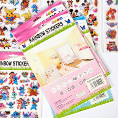 Bubble Stickers Lot x7 Packs: Paw Patrol, Mickey and Friends, Stitch & More New!