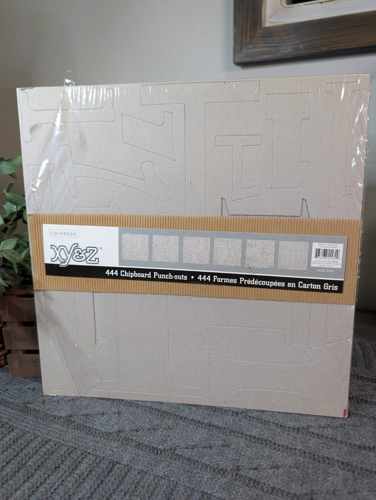 Numerical Chipboard Punch-outs READ Crafts Cards School Bulletin boards