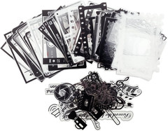 120PCS Retro Camera Film Frame Stamp Poster PET Stickers for Scrapbooking Bullet