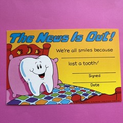 Trend Vintage 80s 90s Award Certificates Much Better Lost A Tooth Dear Fairy Lot