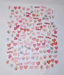 168 Mother’s Day Dimensional 3D Foam Sticker Lot Classroom Craft Stickers