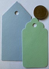 LARGE TAG COUPLE Die-Cut Embellishments(6pc)Label •Journaling•Gift•Card Making•