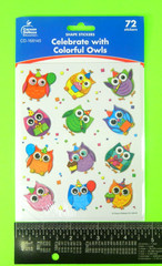 Carson Dellosa Birthday Celebration Owls Stickers Pack