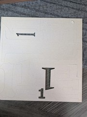 Numerical Chipboard Punch-outs READ Crafts Cards School Bulletin boards