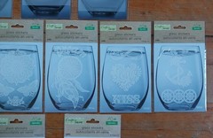 Lot of 11 CRAFTER’S SQUARE Paper Crafts Rub-On and Magic-On GLASS 27 Stickers