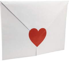 Heart Stickers | 1.5″ Inch Wide – 500 Pack | Pick One Color