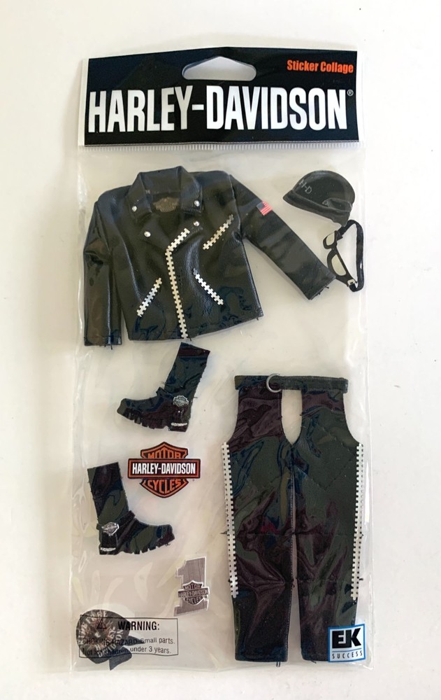 Jolee’s Boutique Sticker Collage HARLEY DAVIDSON LEATHER COLLECTION Motorcycle