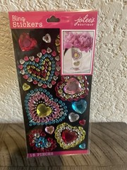 Jolees Boutique Stickers Hearts Bling Valentine Love Scrapbooking Crafts NEW