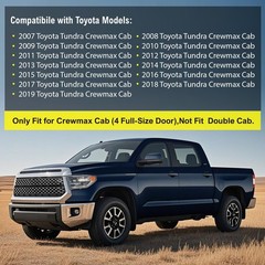 Window Molding Trim Seal for 2007-2019 Toyota Tundra Crewmax Cab(4 Full-Size …