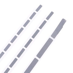 1000pcs Scratch Off Sticker Label Sticker Silver Blank Password Cover Coat~gw