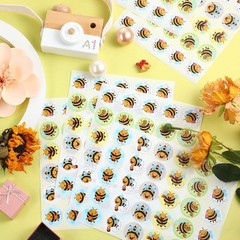 1000 Pcs Bumble Bee Stickers for Kids School Classroom Reward DIY Crafts