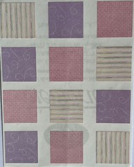 PURPLE & PINK PASTEL SQUARE ￼Stickers(12pc)Card Making •Journaling•Swirls•Girls•
