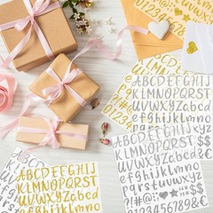 1215Pcs Letter Stickers 15 Sheets Alphabet Stickers Vinyl 1 Inch Stick on Let…
