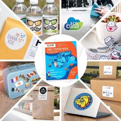 Inkjet Printable Vinyl Sticker Paper – 50 Self-Adhesive
