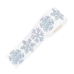 500Pcs Snow Decorative Labels Tear Resistant Backing For Party Decorations