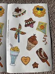 Vintage Scratch N Sniff Stickers Summer Theme 1993 Made In The USA 4 Sheets