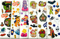100 Random Disney Princess Good and Evil Queen Halloween Stickers Aurora Aladdin