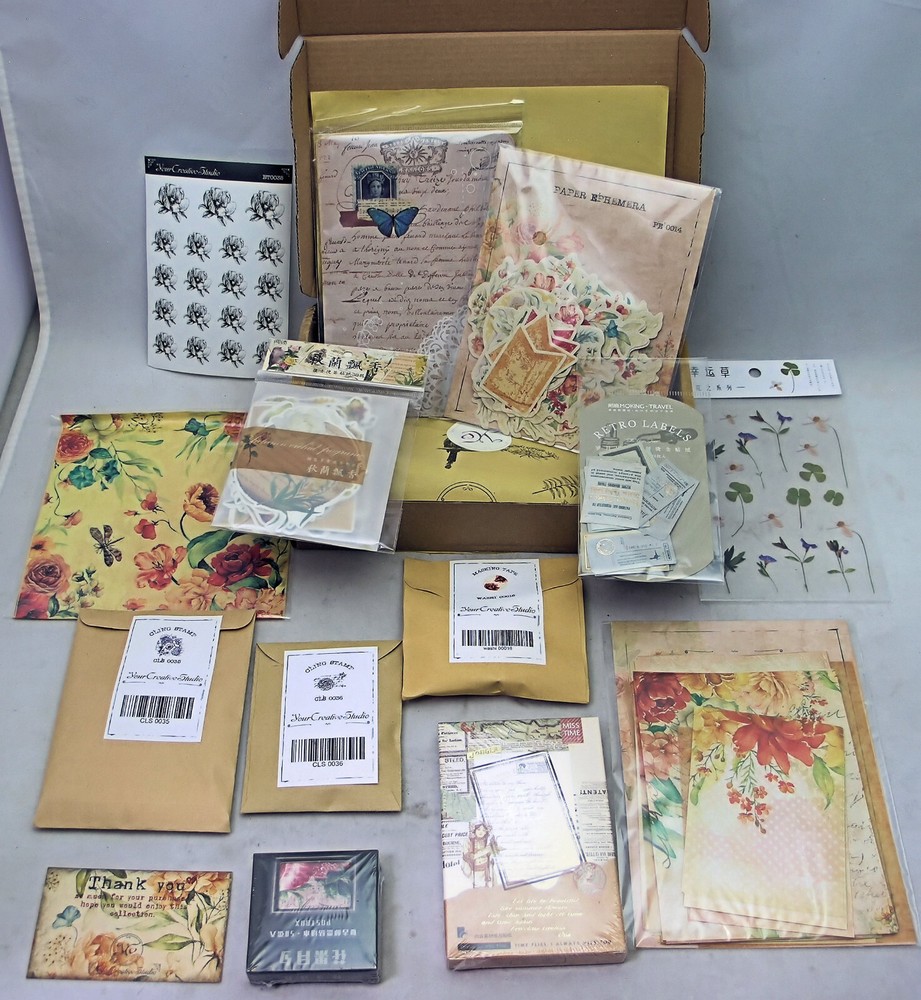 Your Creative Studio Vintage FLOWER themed Collection -D99XPMJLPVZ -Scrapbooking