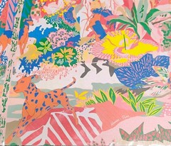 Hermès 2x Sticker Paper full page Design «En Liberté» | New 12″x 12″ ea