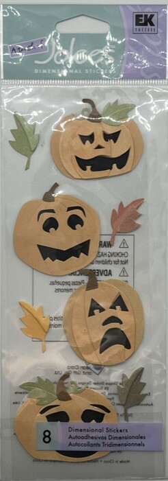 Halloween Fall Theme | Dimensional Scrapbook Stickers | Jolee’s Boutique