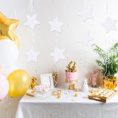 100Pcs Star Cutouts Paper 3.5Inch for Classroom Wall Birthday Decoration