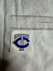 Vintage 1980’s Minnesota Twins Baseball Team Logo Scrapbooking Puffy Sticker