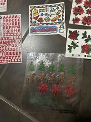 Sticker Lot Some VTG Holiday Christmas Stickopotamus F Meyer J Lee Memories