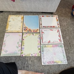 Vintage Scrapbook Sticker Lot Miss Elizabeth Stickopotamus Travel Spring Floral