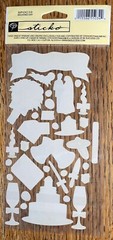 Sticko WEDDING DAY BRIDE Groom Cake Flower Ring Gift Marriage Scrapbook Stickers