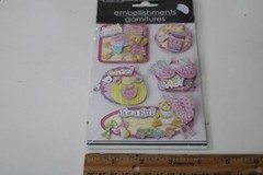 Special Moments 3-D Embellishments Sweet Dreams Baby Girl Cute Scrapbooking Art