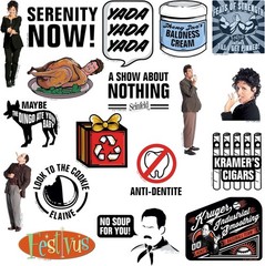 SEINFELD VARIETY DIE CUT VINYL 50 CT STICKER PACK