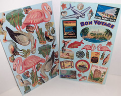 Flamingo & Friends / Tropical Vacation Sticker Sheets x2 Punch Studio Grossman