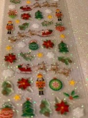 CHRISTMAS CRAFTS STICKERS CHRISTMAS MINI EPOXY STICKERS