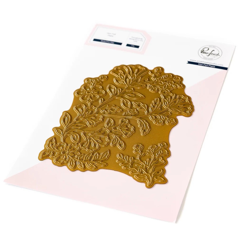 PINK FRESH – HOT FOIL – METAL CUTTING DIE – BEAUTIFUL DAY