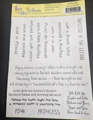 TINY TALES – VELLUM STICKERS – Little GIRL 5X7 inches
