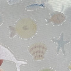 Suatelier Sea Life Stickers Junk Journal Journaling Scrapbooking