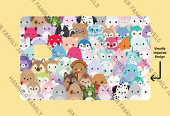 Squishmallows Fan Art Credit Card Decal – Visually Impaired Groove