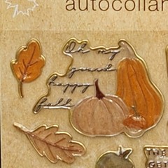 Fall Autumn Themed Puffy Stickers CRAFTER’S SQUARE 14 Pieces New
