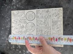 Vintage 80s Color Your Own Stickers Sheets Lot Of 13 Pgs Rainbows Bears Unicorns