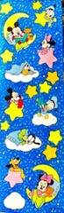 Disney BABY EARS TO YOU MICKEY MOUSE Kromekote Sandylion Stickers – 1 strip